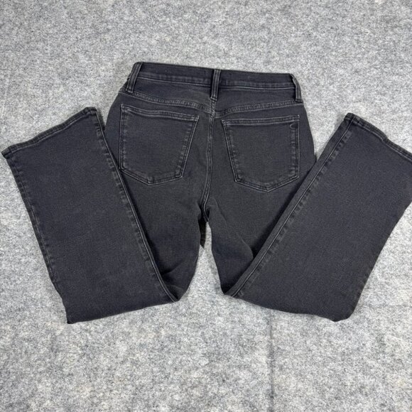 Madewell Mid Rise Kick Out Classic Black Jeans Stretchy Size 27 - Picture 13 of 14